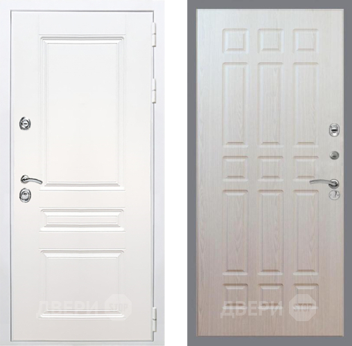 Дверь Рекс (REX) Премиум-н Силк Сноу FL-33 Беленый дуб в Троицк