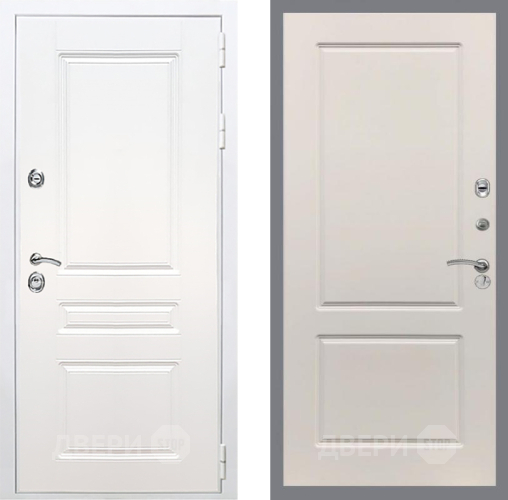 Входная металлическая Дверь Рекс (REX) Премиум-н Силк Сноу FL-117 Шампань в Троицк