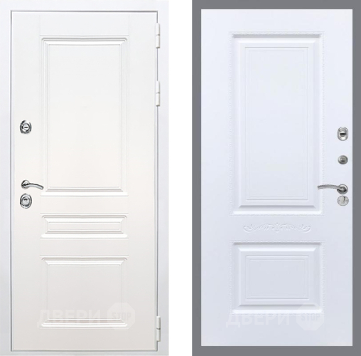 Входная металлическая Дверь Рекс (REX) Премиум-н Силк Сноу Смальта Силк Сноу в Троицк