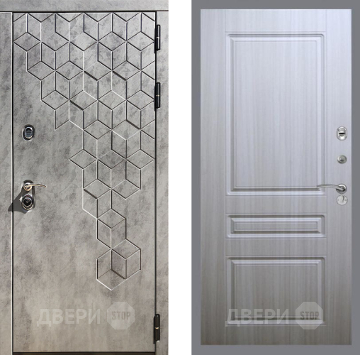 Входная металлическая Дверь Рекс (REX) 23 FL-243 Сандал белый в Троицк