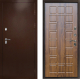 Входная металлическая Дверь Престиж TERMO с терморазрывом Снегирь Медь Престиж Дуб в Троицк