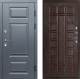 Входная металлическая Дверь Престиж TERMO с терморазрывом Премиум Грэй Престиж Венге в Троицк