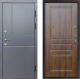 Входная металлическая Дверь Престиж TERMO с терморазрывом Горизонт Грэй Классика Дуб в Троицк