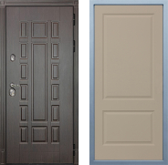 Дверь Дива МХ-53 STR Д-7 Шампань 860х2050 мм